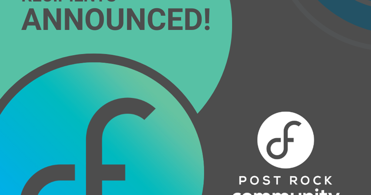 Post Rock Recipients Announced